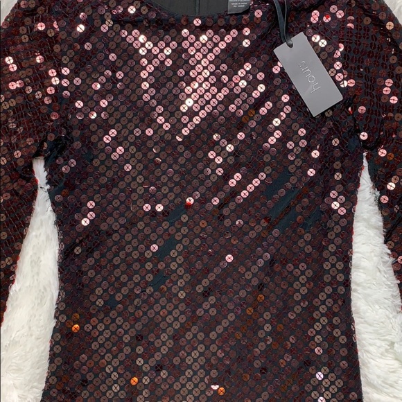 NWT h:ours ‘Julinha’ Sequin Mini - Picture 4 of 6